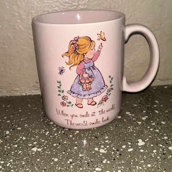 Papel Japan Coffee Mug‎ "When You Smile At The World The World Smiles Back" - Picture 2 of 4